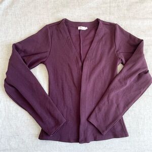Nelly burgundy Long Sleeve Cardigan